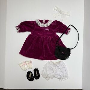 Vtg 1986 Pamela Doll Out To‎ Dinner Outfit, Worlds of Wonder Mattel Complete Set